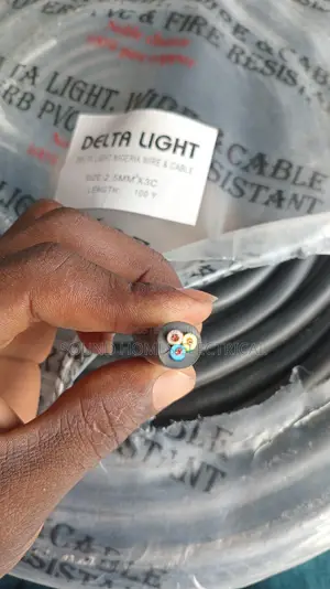 2.5mm 3core Black Flexible Cable