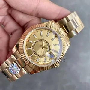 Original Rolex Sky Dweller Gold Chain Watch Is Available