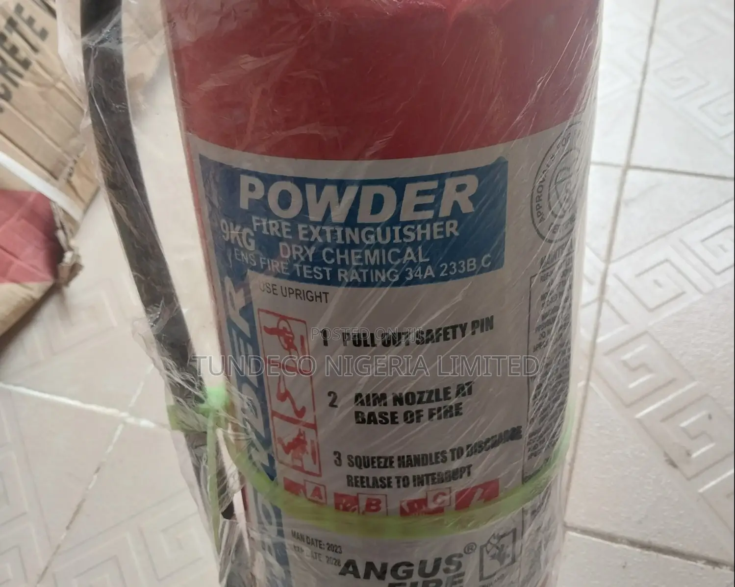 9kg Fire Extinguisher Co2