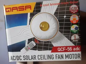 Qasa 56'' Ac/Dc Solar Ceiling Fan QCF-56acdc2