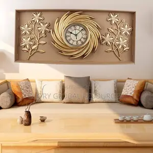 Dazzling Modernized Noiseless Movement Wall Clock With Dual
