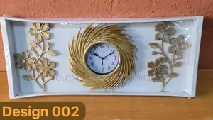 Dazzling Modernized Noiseless Movement Wall Clock With Dual