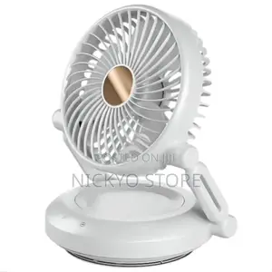 Rechargeable Rotating Desktop Fan