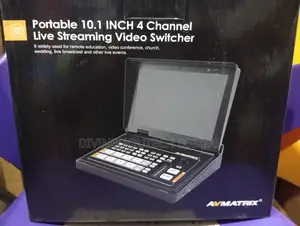 Portable 4 Channels Av Matrix With 10 Inches Screen
