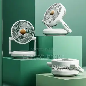 Rechargeable Rotating Desktop Fan
