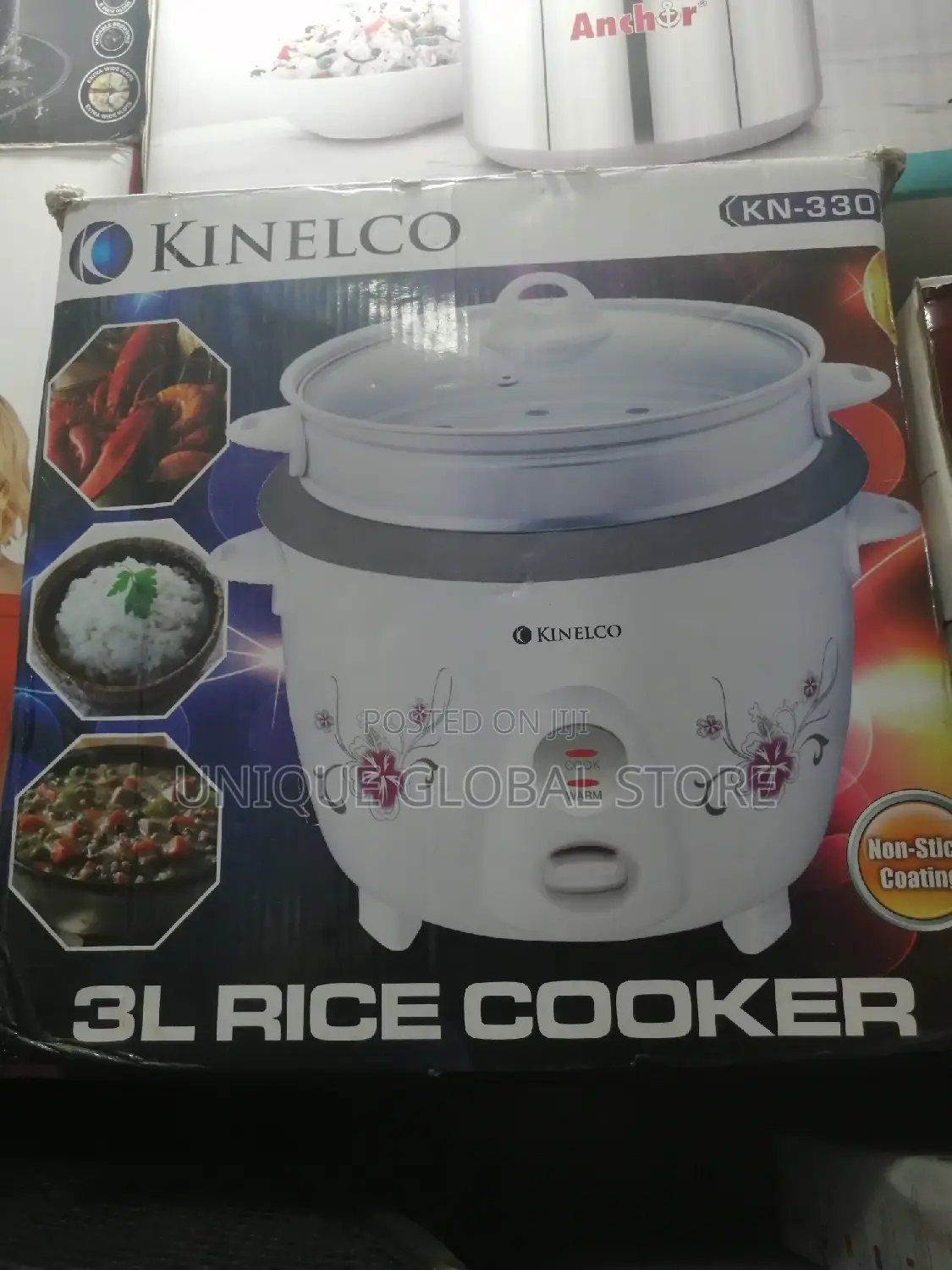 Kinelco Rice Cooker - 3 Liters- Electric Pot