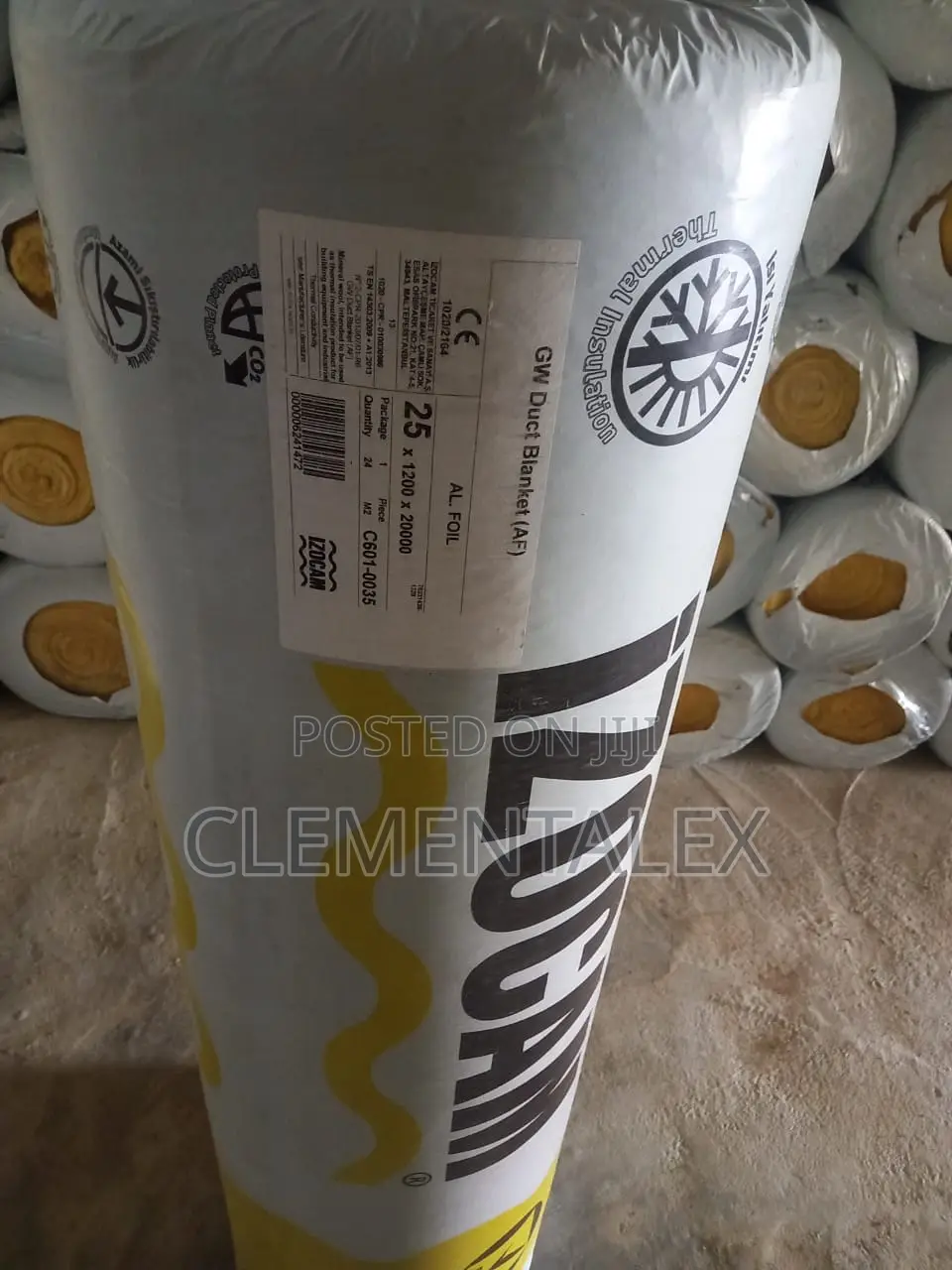 Aluminum Foil Izocan Rock Wool