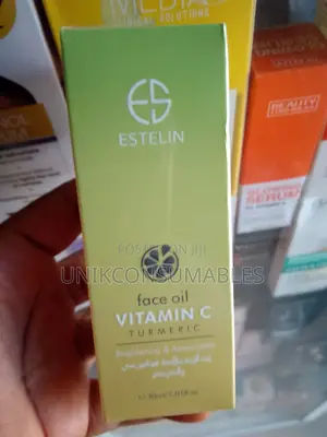 Estelin Face Oil Vitamin C Turmeric Brightening Antioxidant