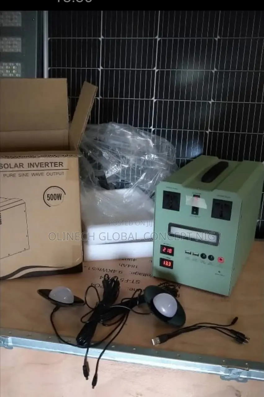 Pure Sine Wave Inverter Powered Solar Generator