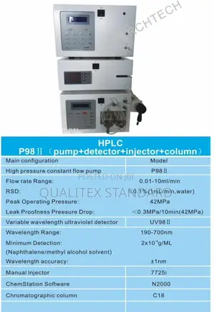 HPLC P98 ( Pump + Detector + Injector + Column )