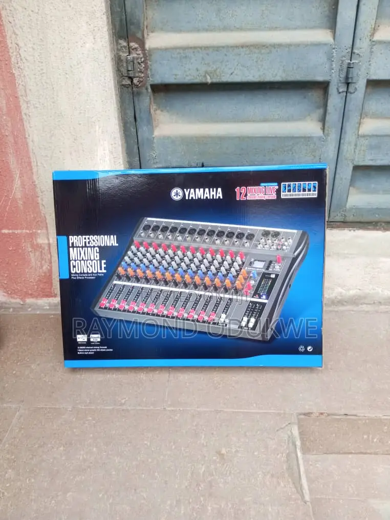 Professional Yamaha 12 Channel Mixer With Usb/ Bluetooth