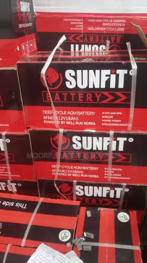 Original Sun Fit Dry Cell Battery 18ah