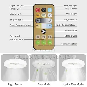 Led Multifunction Fan Light With Remote Control