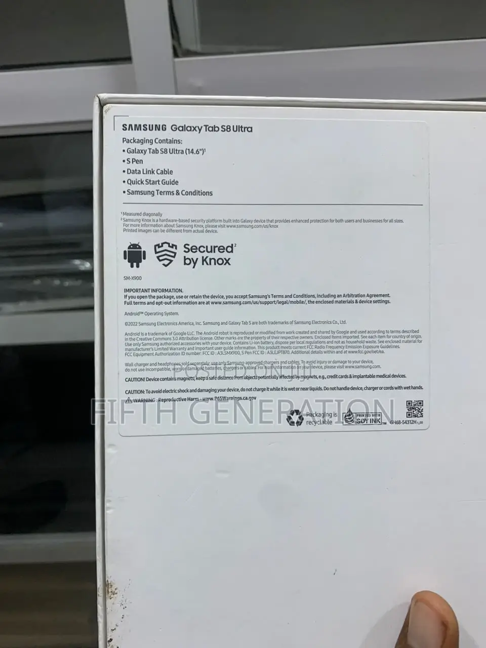 Samsung Galaxy Tab S8 Ultra 128 GB Black