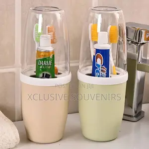 Couple Toothbrush Box Durable Couple Mouthwash Cup