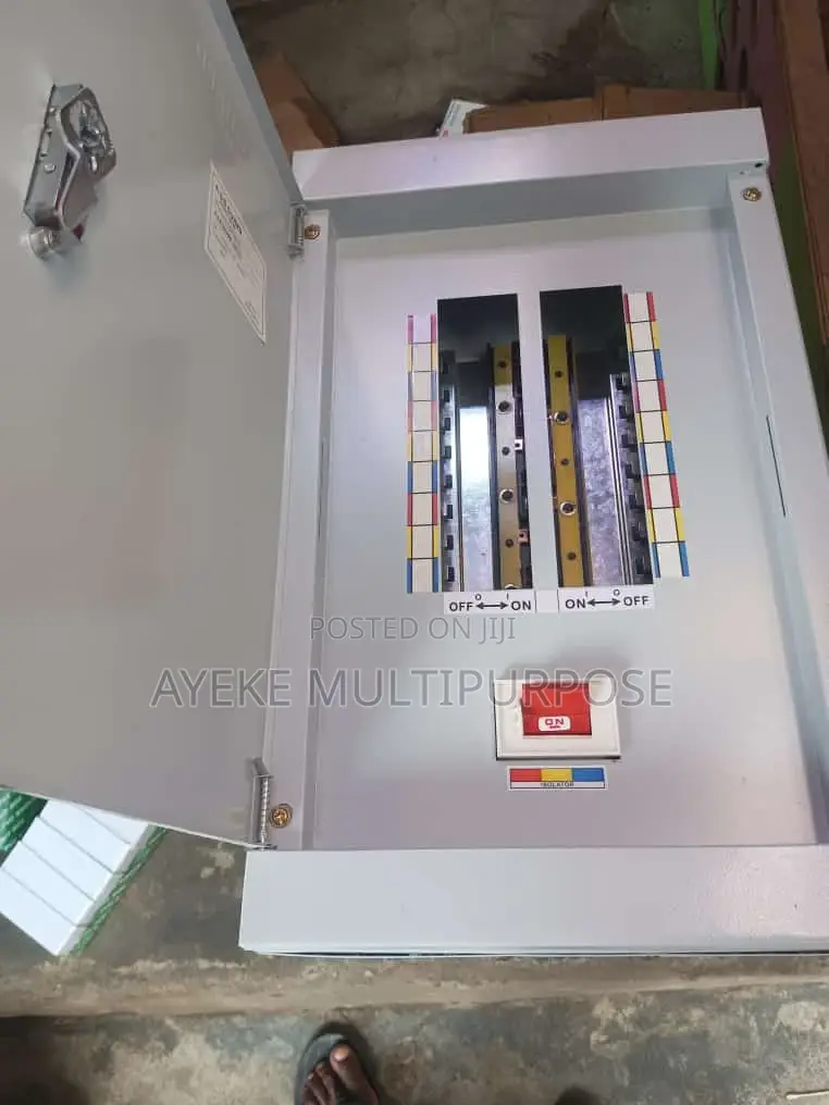 6way 3phase Distribution Board