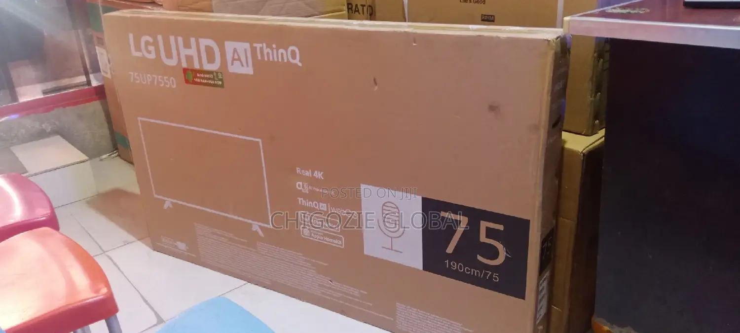 New LG Smart Led Television 75-Inch
