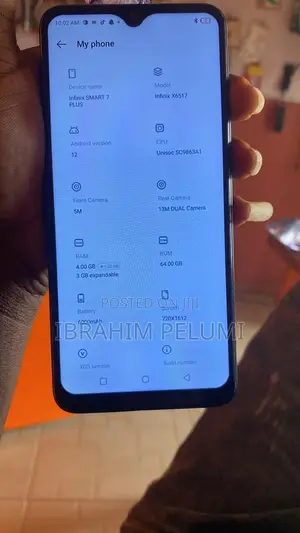 Infinix Smart 7 Plus 64 GB Black