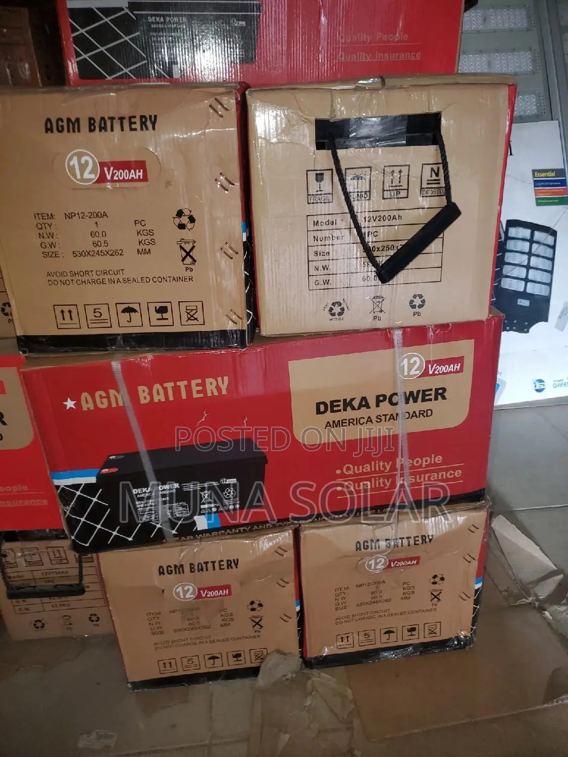 200ah 12v Deka Dry Cell Battery