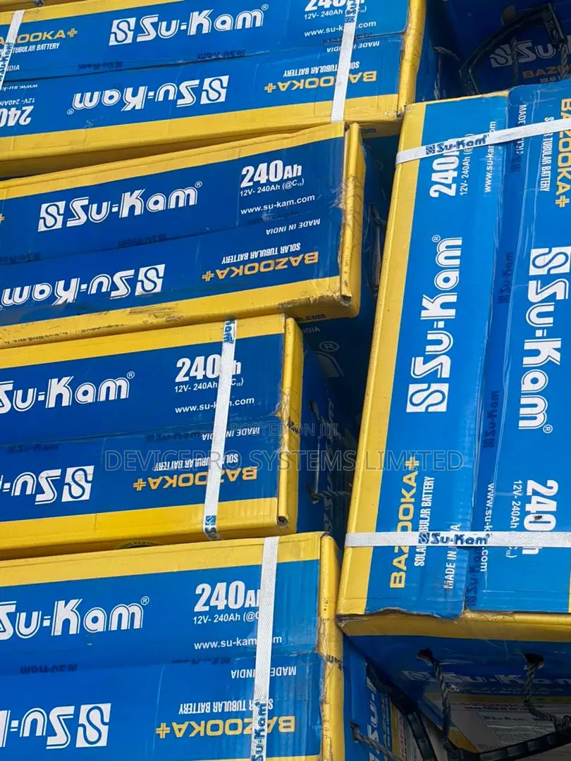 Su-Kam 240ah Bazooka Tall Tubular Battery