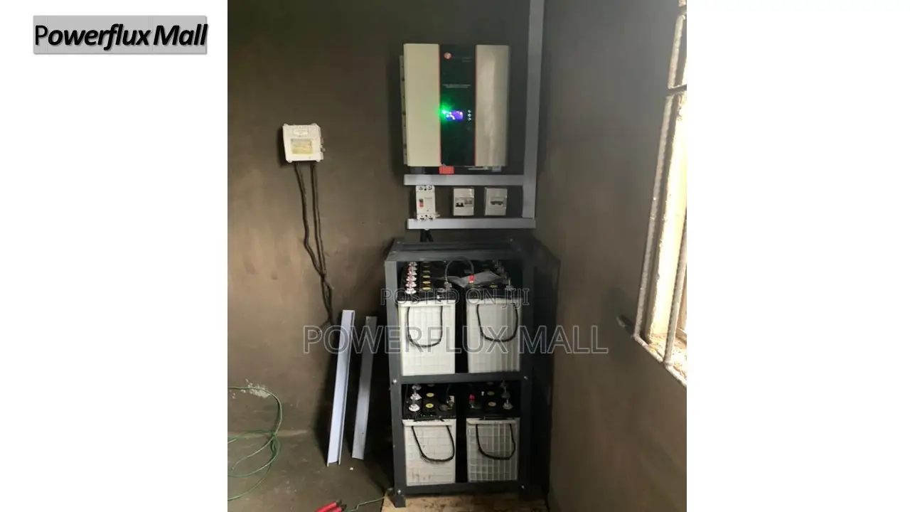 5kva /48v Solar Solution With 4 Batteries and 8 Panels