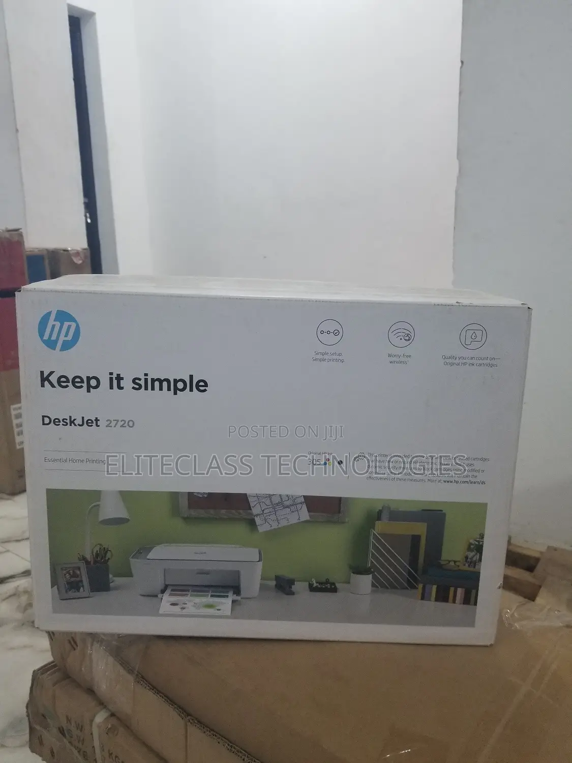 User-Friendly HP Desk Jet 2720 Printer.