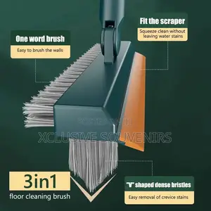 180° Rotating Long Handle Bathroom Floor Brush