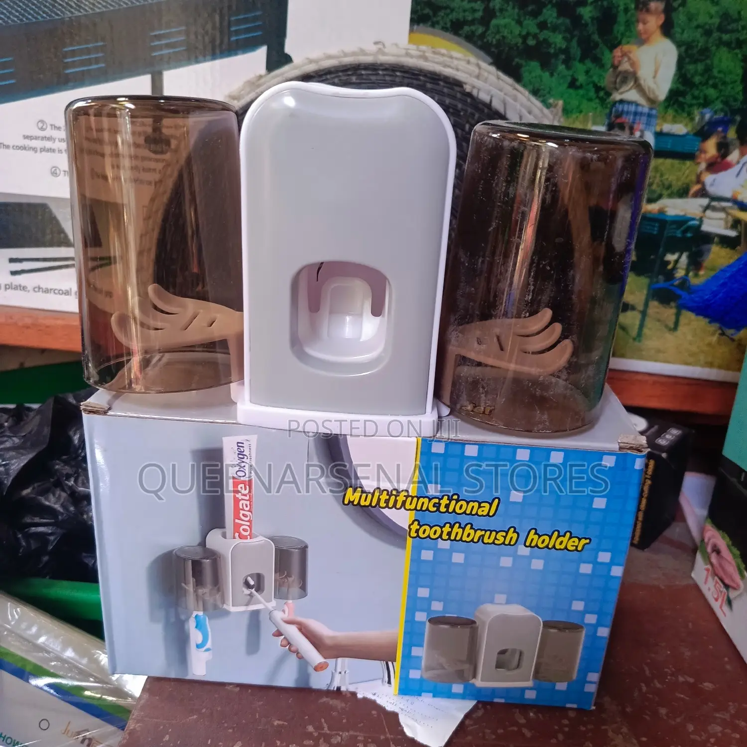 Multifunctional Toothbrush Holder