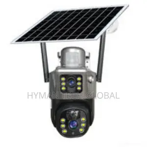 New V380 Double Lens PTZ Solar Camera 4g