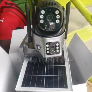 New V380 Double Lens PTZ Solar Camera 4g