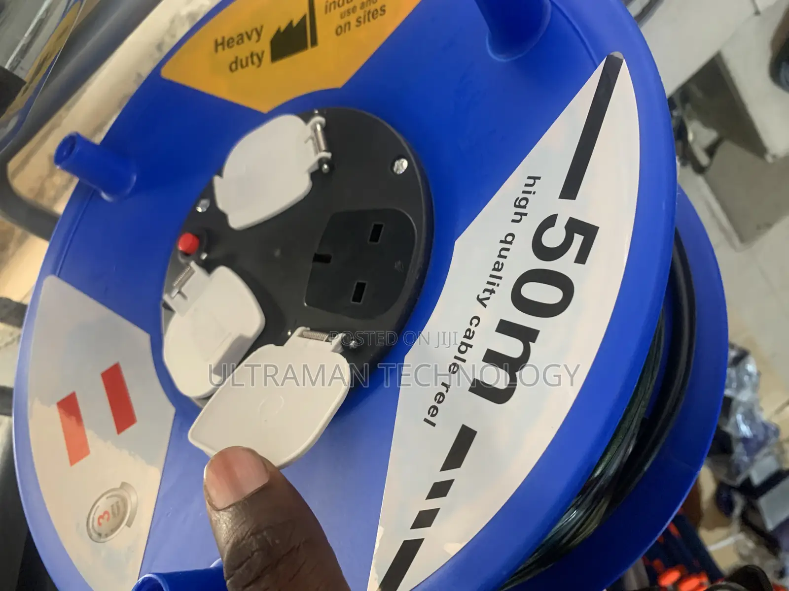 50 Meters Standard Cable Reel (Multiple Plug-Ins)
