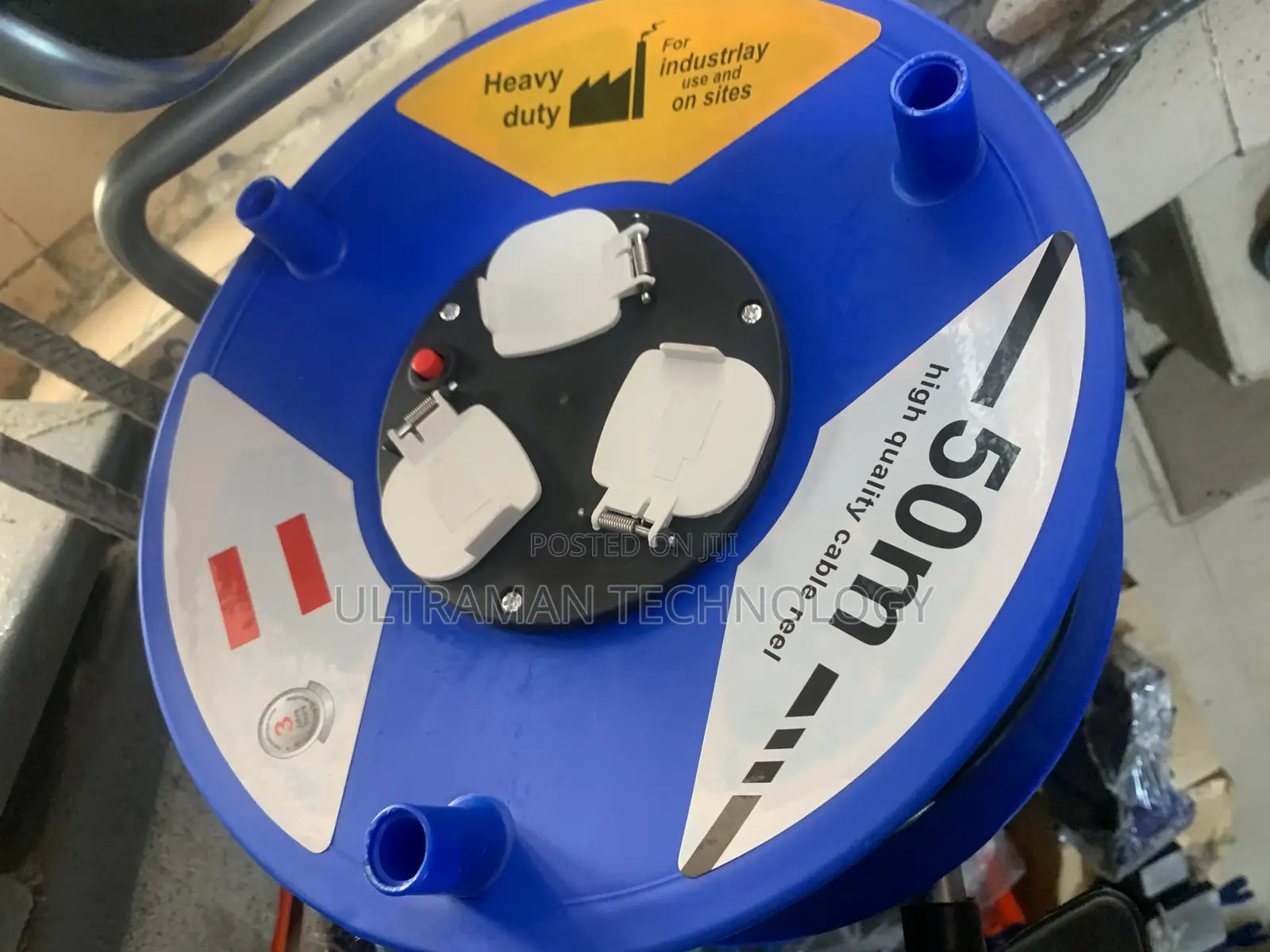 50 Meters Standard Cable Reel (Multiple Plug-Ins)
