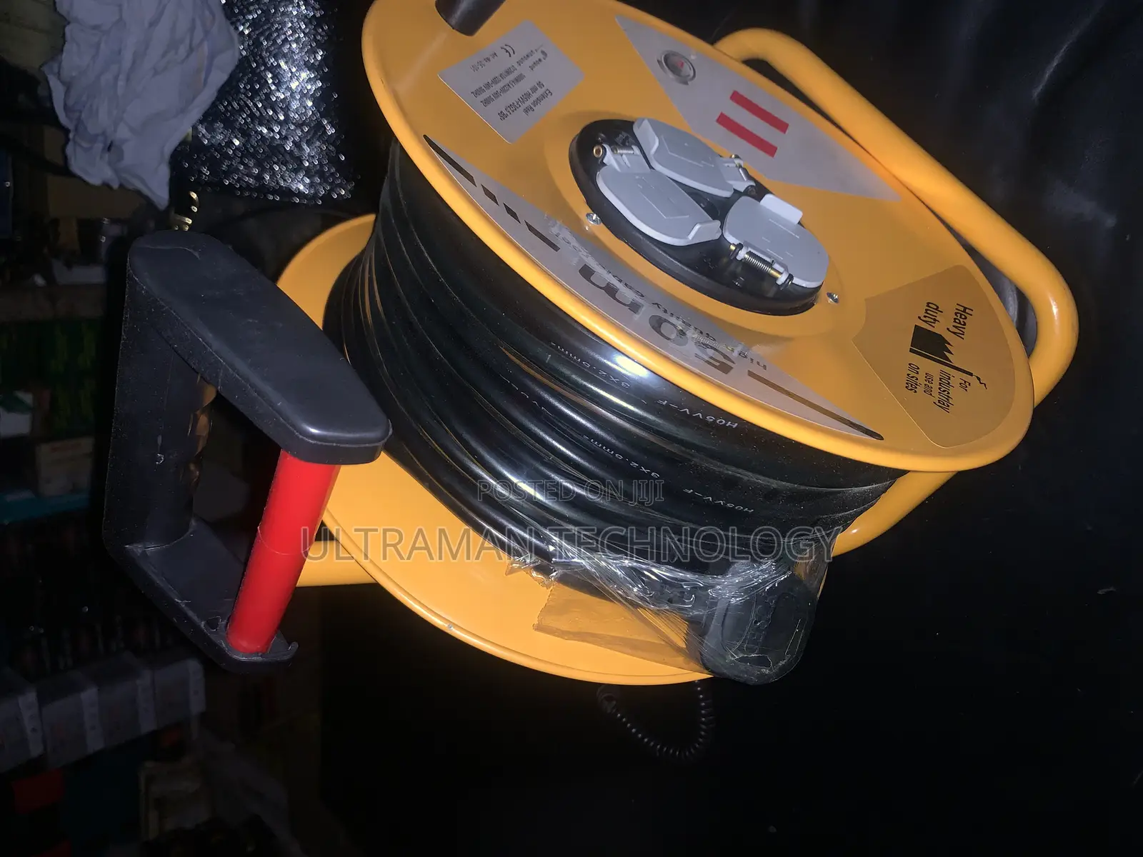 50 Meters Standard Cable Reel (Multiple Plug-Ins)