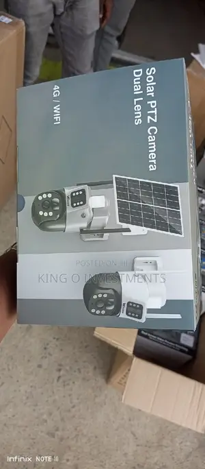 PTZ Solar 4g Camera Dual Lens V380 App