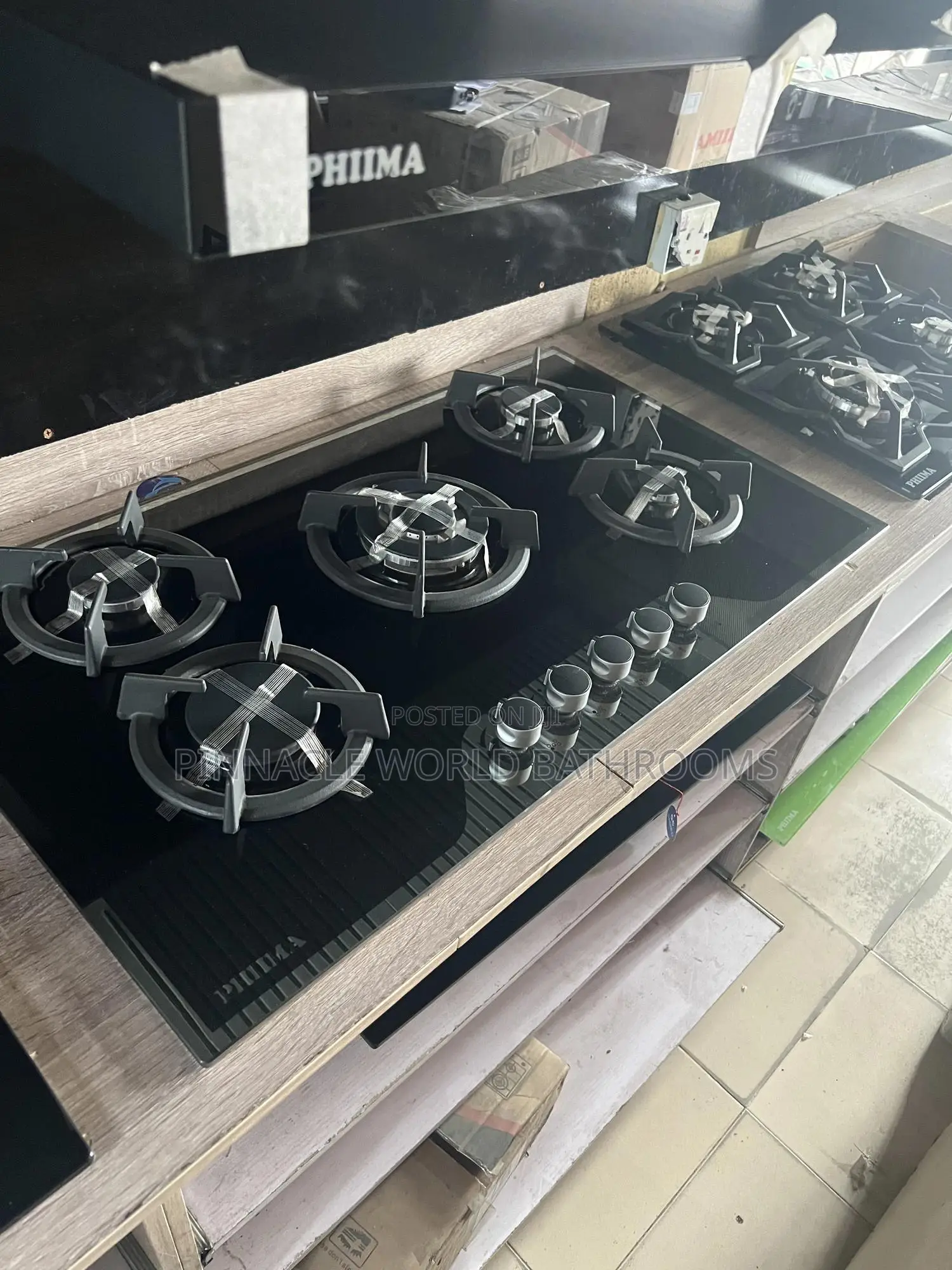 Phiima 90cm 5 Burner Built in Gas