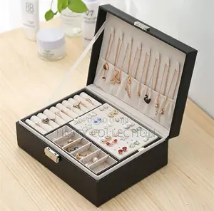 Luxury Multi Grid Large Capacity Jewelry Storage Display Box