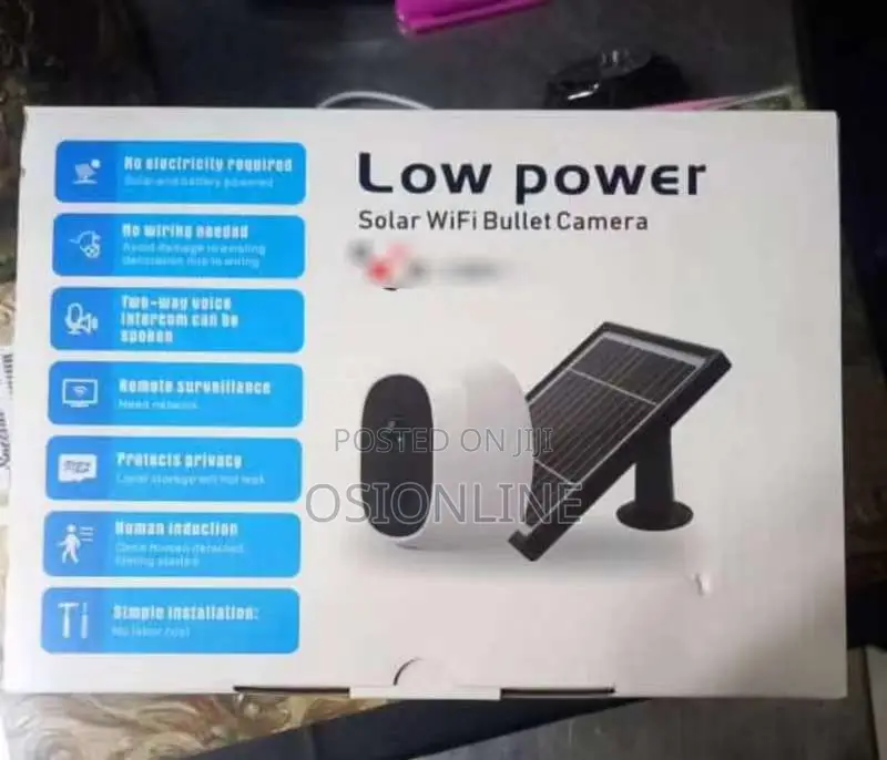 Low Power Wifi Battery Solar Camera