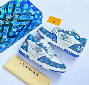 Original LOUIS VUITTON Leather Sneakers Available in Store