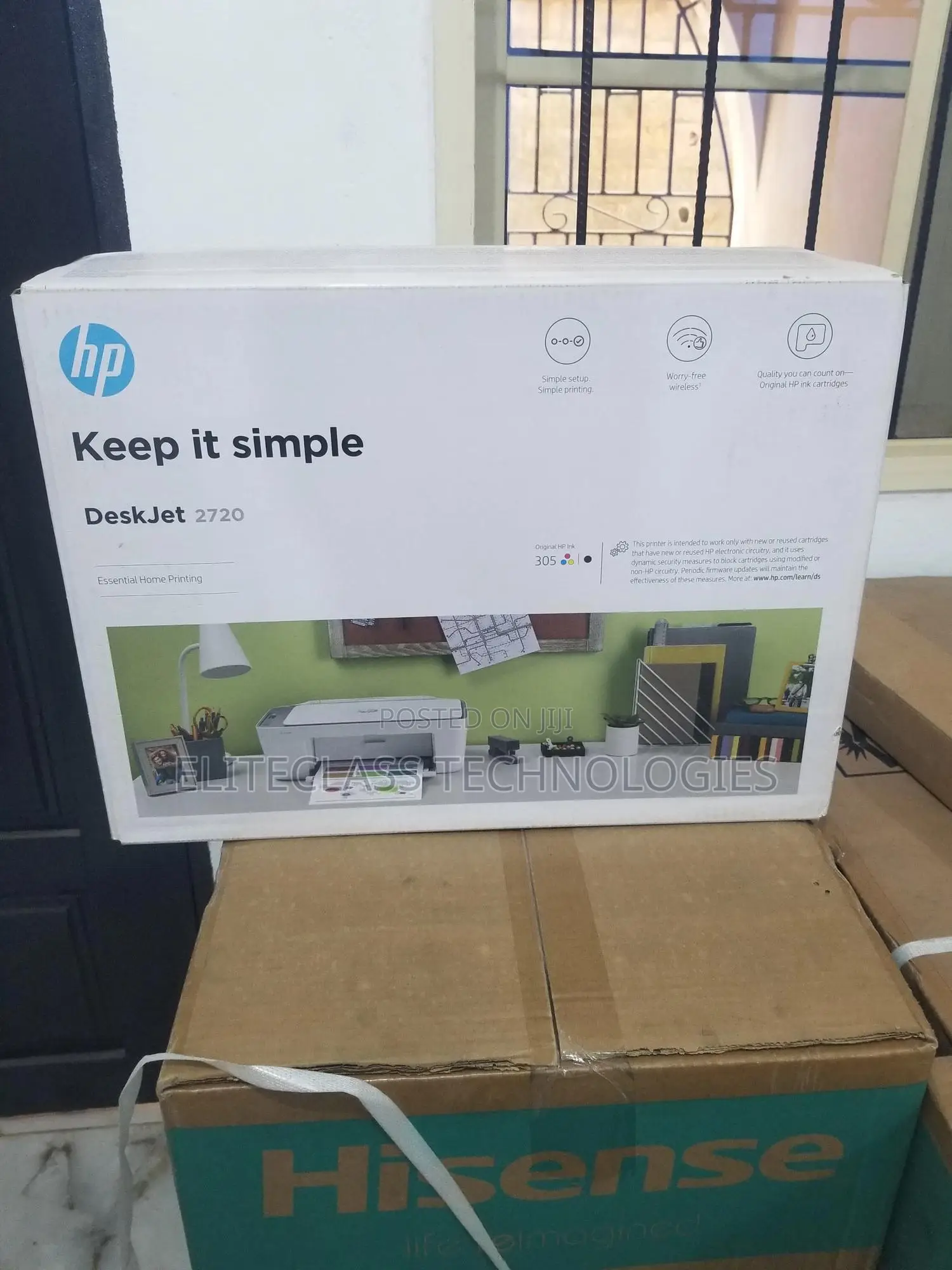 Admirable HP Desk Jet 2720 Printer.