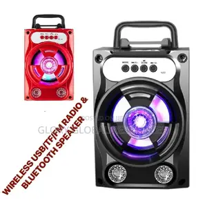Wireless High Bass Sounding Colourful Light Usb/Tf/Fm Radio