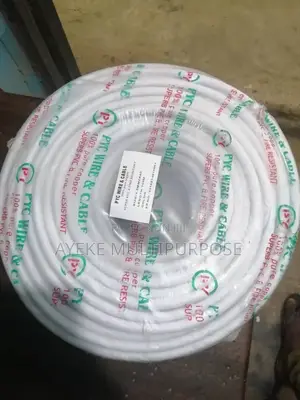 White Cable 2.5mm X 4core Flexible Cable