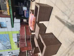 Imported Set of 7 Seaters Garden Chairs With a Center Table