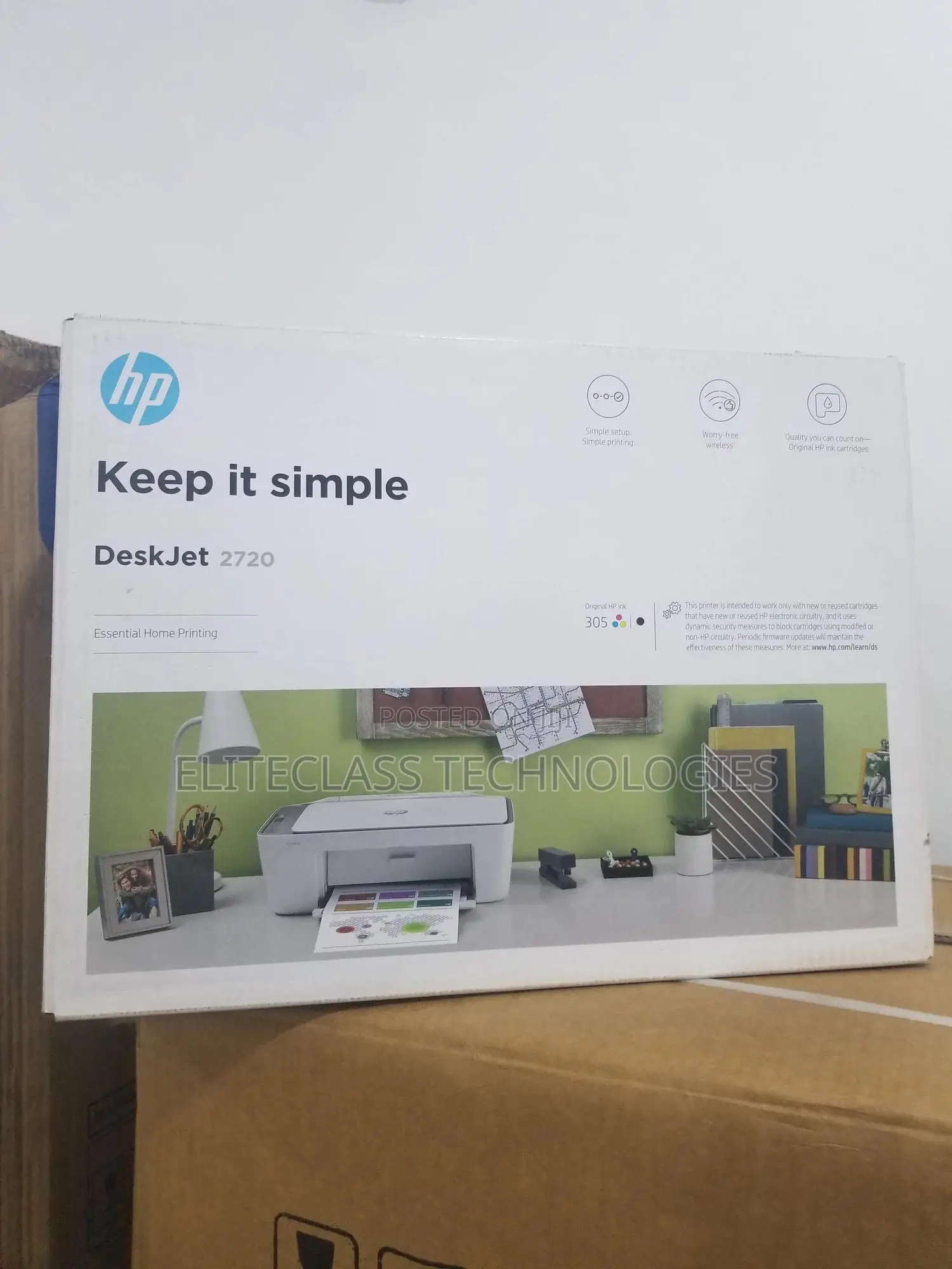Smart and Suitable HP Desk Jet 2720 Printer.