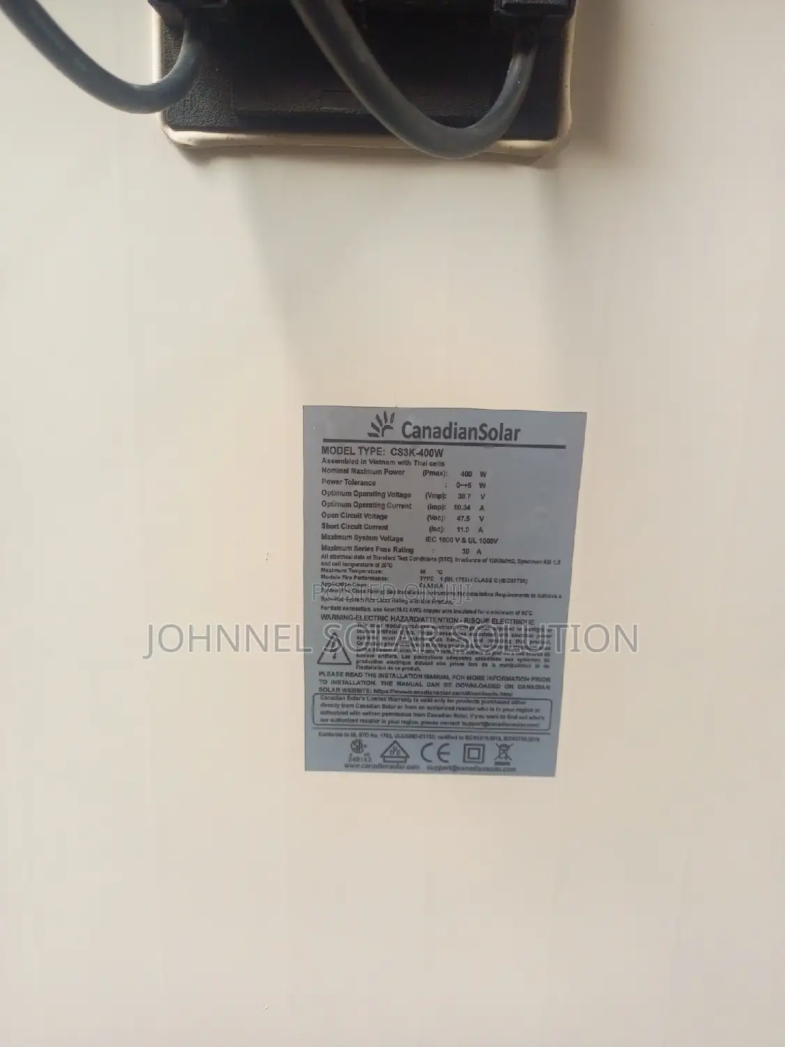 400watt 76cell Canadian Solar Panel