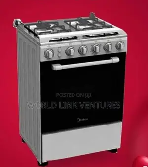 Sonik Stainless Gas Cooker, 3 Gas Burner + 1 Electric Burner