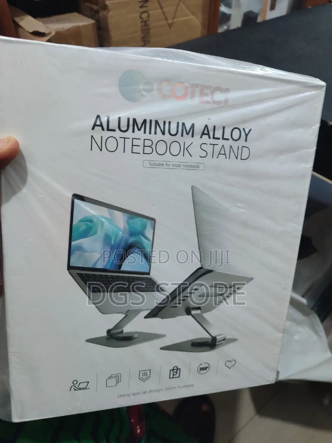 Coteci Aluminum Alloy Notebook Stand