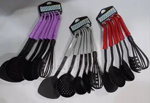 6 PCS Non Stick Spoon With Whisk