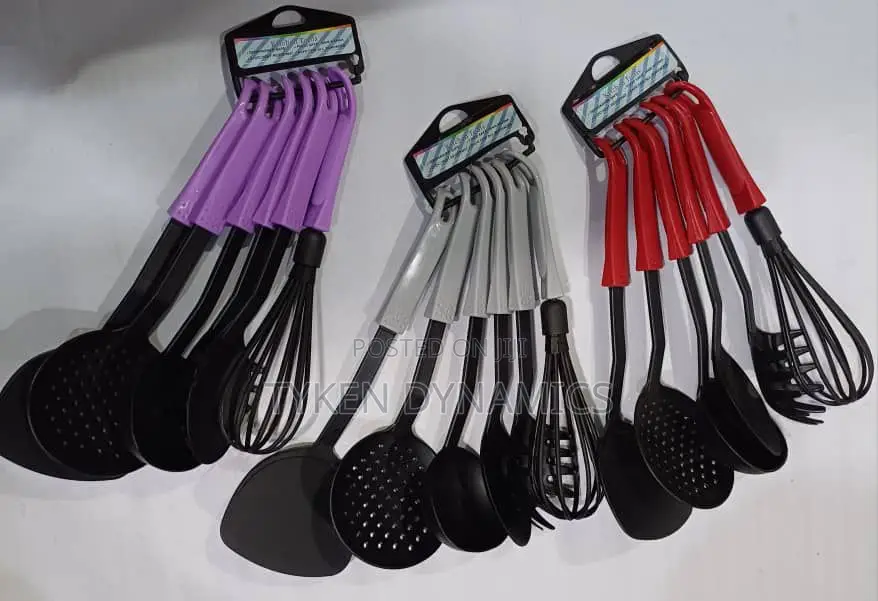 6 PCS Non Stick Spoon With Whisk
