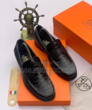 Original Hermes Men Casual Leather Shoe