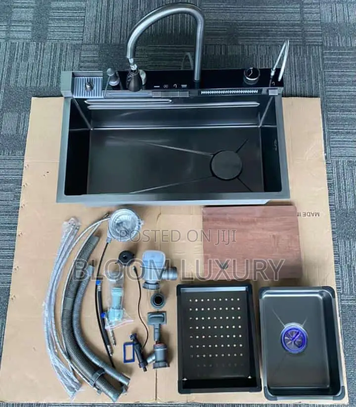 4 Button Multipurpose Kitchen Sink With Led Display
